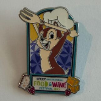 WDW Chip Character Chefs Mystery EPCOT Food and Wine Festival 2024 Disney Pin H5