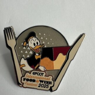 WDW - Donald Duck - Fork and Knife Mystery - EPCOT Food Wine 2025 Disney Pin E2