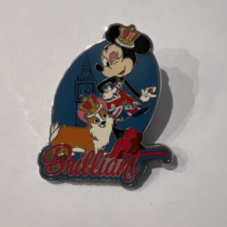 WDW EPCOT World Showcase 2021 United Kingdom Minnie Brilliant Disney Pin F7