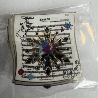 WDW Frozen Music To My Ears Cast Exclusive Let It Go Song LE 800 Disney Pin (B6)