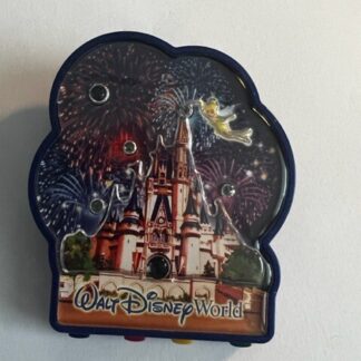 WDW Magical Moments Cinderella’s Castle Light Up Tinker Bell Disney Pin (C1)