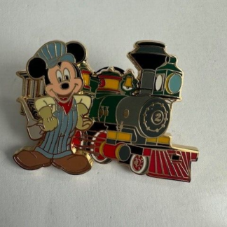 WDW Magical World Transportation - Pursuit Railroad - Mickey Mouse Disney (E7)