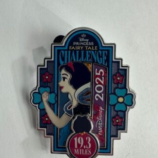 WDW Snow White Fairy Tale Challenge 19.3 Miles Half Marathon 2025 Disney Pin D7