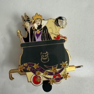 Walt Disney World 2007 Maleficent Evil Queen & Cruella Villain Train Car Pin (E7